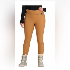 🆕❄️⛷️Obermeyer Jinks ITB Softshell ski pants women’s 8 Brown Sugar NWT